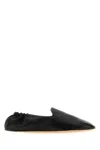 The Row Nappa Leather Casa Ballerinas Elasticated Back In Animal Print
