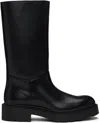 The Row Nobilis Knee-high Boots - Women's - Calf Leather In Blk Black