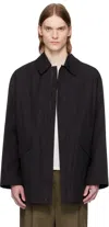 The Row Black Noe Jacket In Blk Black