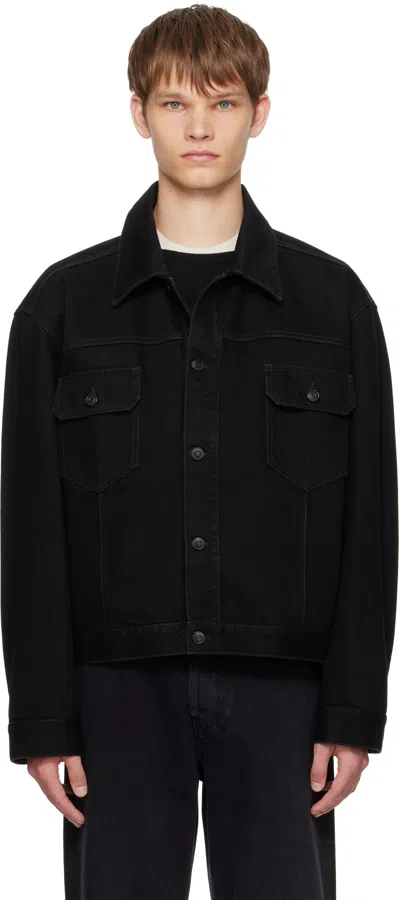 The Row Orson Cotton Jacket In Black