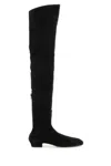 The Row Hereditas Shearling Over-the-knee Boots In Black