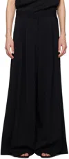 The Row Black Paras Trousers In Blk Black