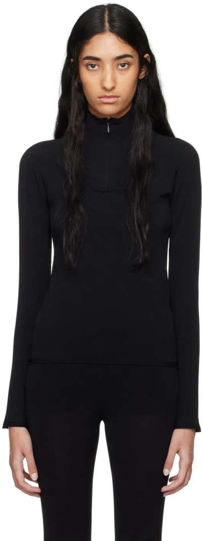 The Row Black Patti Turtleneck In Blk Black