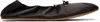 The Row Black Round Ballerina Flats In Black