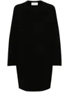 The Row Verlain Open-front Coat In Black
