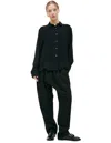 The Row Conan Silk Shirt In Black