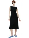 The Row Mirna Midi Dress In Black