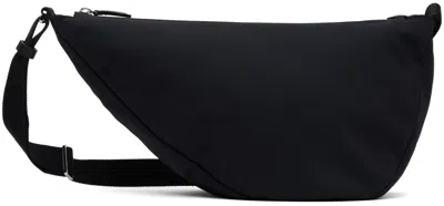 The Row Black Slouchy Banana Two Bag In Black Pld Blpl