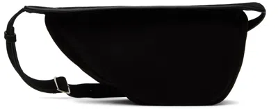 The Row Black Small Banana Bag In Black Pld