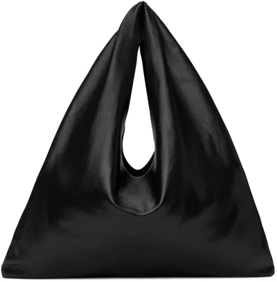 The Row Womens Black Pld Bindle Small Leather Bag