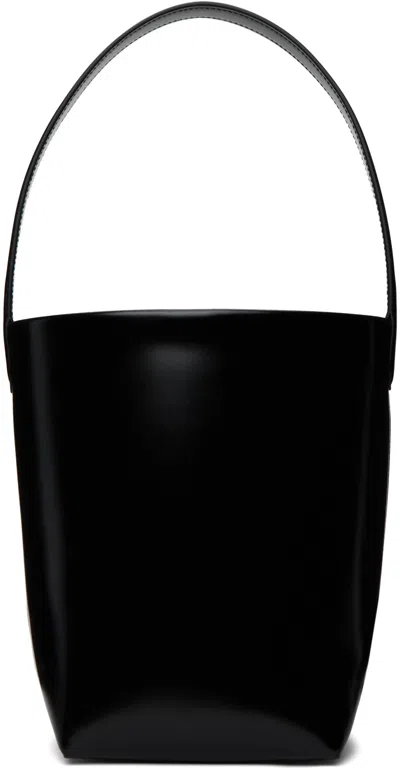 The Row Black Small N/s Park Tote In Black Shg