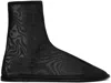 The Row Black Sock Boots In Black