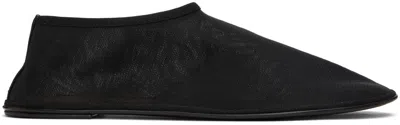 The Row Black Sock Loafers