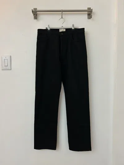 Pre-owned The Row Black Straight Leg Denim Jeans