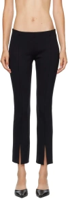 The Row Black Thilde Trousers In Blk Black