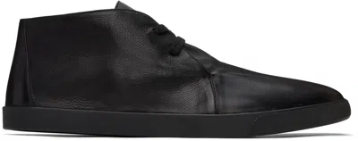 The Row Black Tyler Sneakers In Bbk Black/black