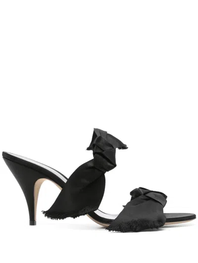 THE ROW BLACK VIKA MULES