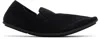 The Row Black Vincit Slippers In Black