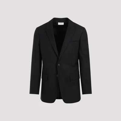 THE ROW BLACK VIRGIN WOOL LAYDON JACKET