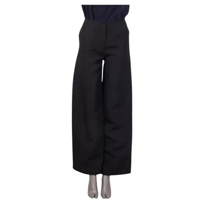 Pre-owned The Row Black Viscose Wide Leg Pants 0 Xxs
