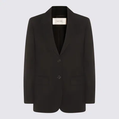 The Row Notched-lapels Buttoned Blazer In Black