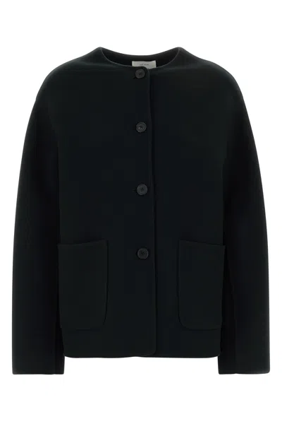 The Row Quintus Wool And Cashmere-blend Jacket In Black