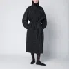 The Row Macaria Double-breasted Coat In Black