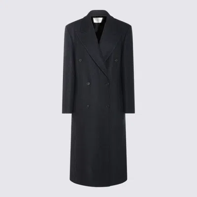 The Row Black Wool Coat