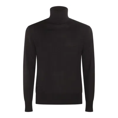 The Row Black Wool Knitwear