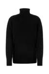 The Row Black Wool Stepny Sweater In Black