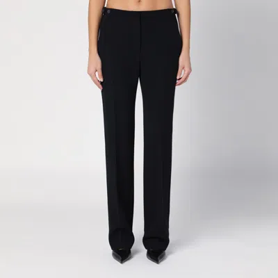 THE ROW THE ROW BLACK WOOL TROUSERS