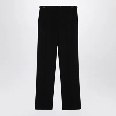 THE ROW THE ROW BLACK WOOL TROUSERS