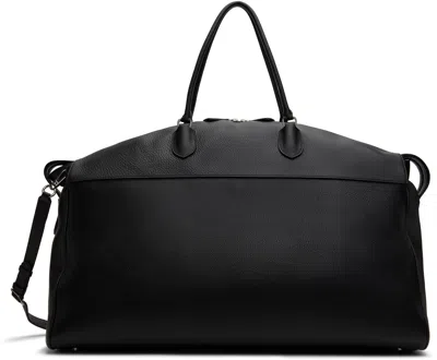 The Row Black Xl George Travel Bag In Blpl Black Pld