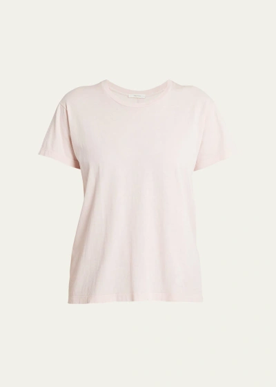 The Row Blaine Cotton Top In Pale Pink