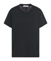 The Row Essentials Chiara Cotton-jersey T-shirt In Black