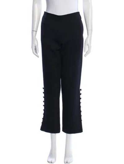 Pre-owned The Row 'blaire' Straight Leg Pants In Blue