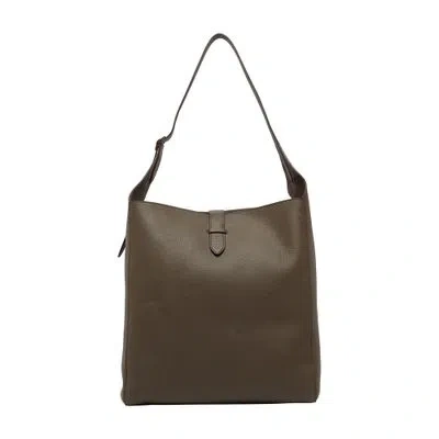 The Row Blake Hobo Bag In Brown