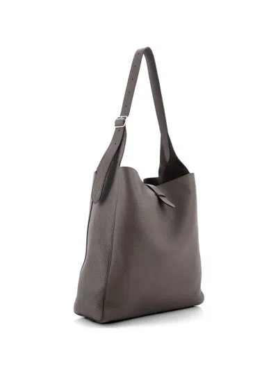 Pre-owned The Row Blake Hobo Leather Shoulder Bag In Brown