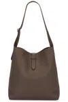 The Row Blake Hobo Lux Grain Leather Bag In Elephant Pld