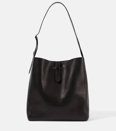 The Row Small Ns Hook Black Tote Bag