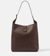The Row Blake Leather Tote Bag In Red