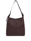 The Row Blake Hobo Lux Grain Leather Bag In Brown