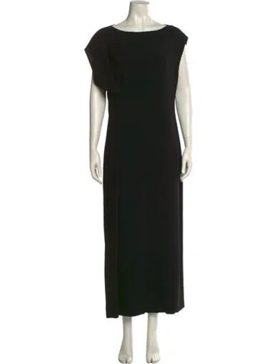 Pre-owned The Row Blathine Dress Long Dress W/ Tags In Black