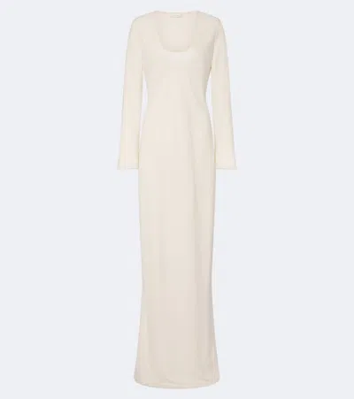 The Row Blaze Gown In Weiss