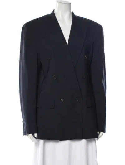 Pre-owned The Row Blazer In Blue