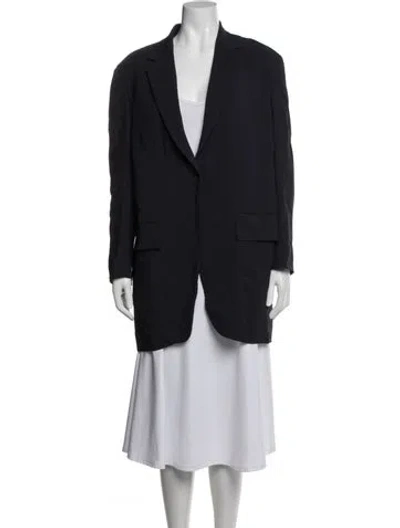 Pre-owned The Row Blazer In Blue