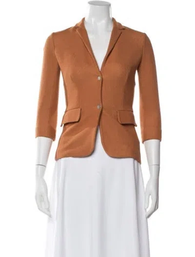 Pre-owned The Row Blazer In Brown