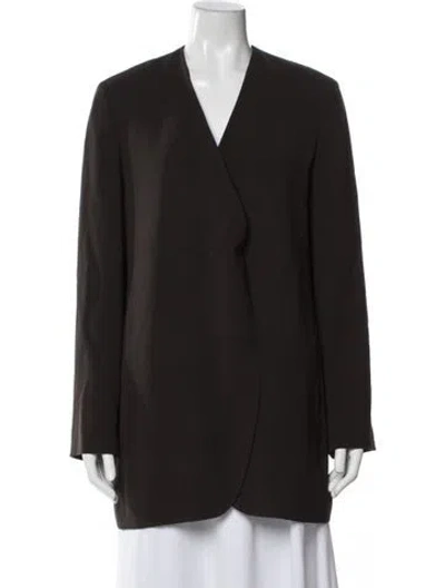 Pre-owned The Row Blazer In Brown