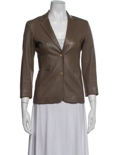 Pre-owned The Row Blazer In Brown