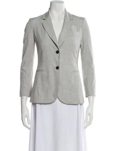 Pre-owned The Row Blazer In Gray